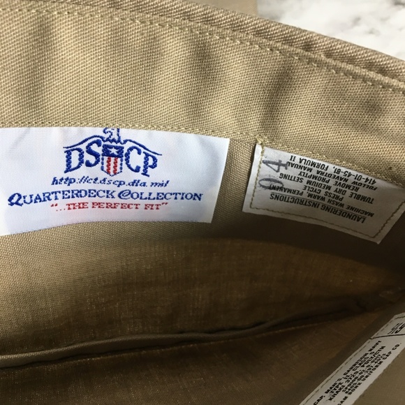 US Navy Khaki Garrison Cap Size 6.5 Set of 2 - Picture 2 of 5